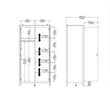 Madrid Wardrobe with 2 Doors
