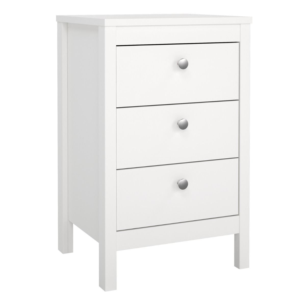 Madrid Bedside Table 3 Drawers
