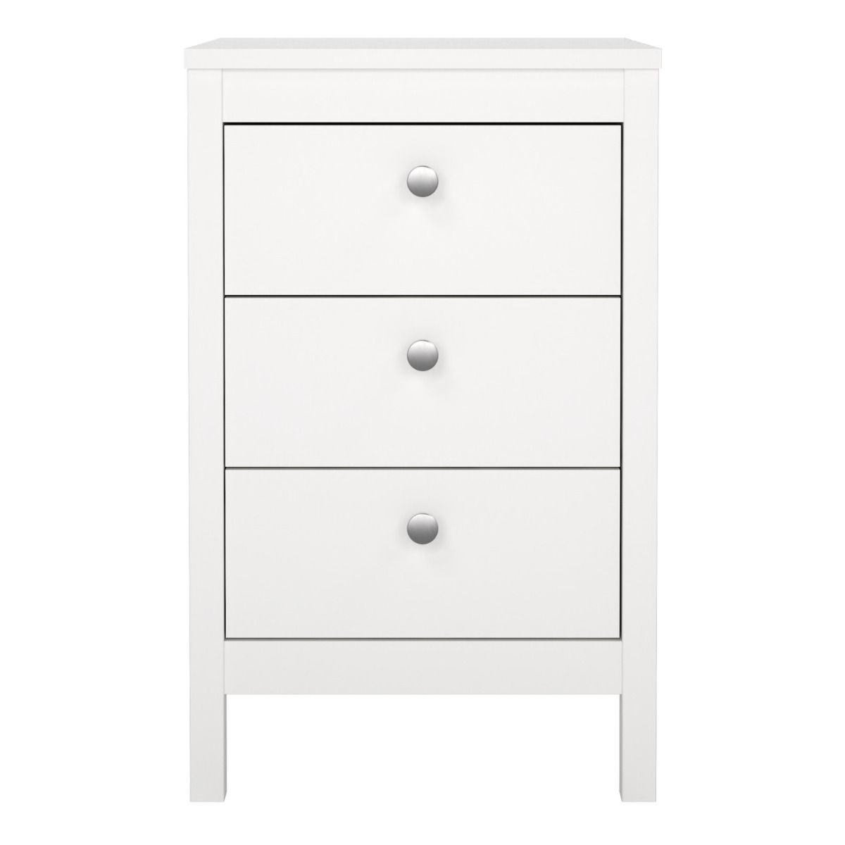 Madrid Bedside Table 3 Drawers