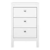 Madrid Bedside Table 3 Drawers