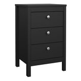 Madrid Bedside Table 3 Drawers