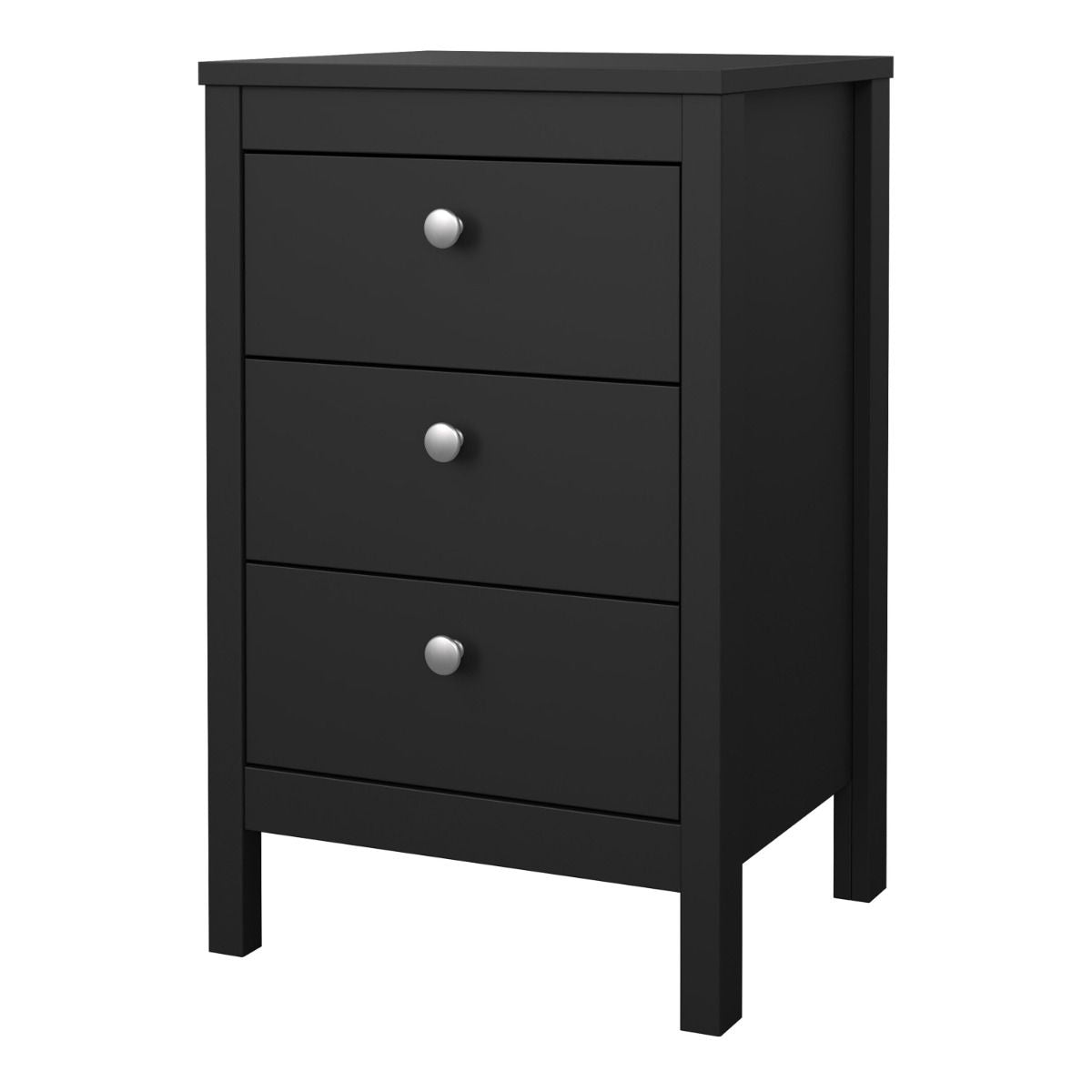Madrid Bedside Table 3 Drawers