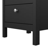 Madrid Bedside Table 3 Drawers