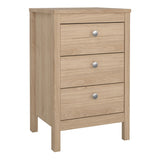 Madrid Bedside Table 3 Drawers