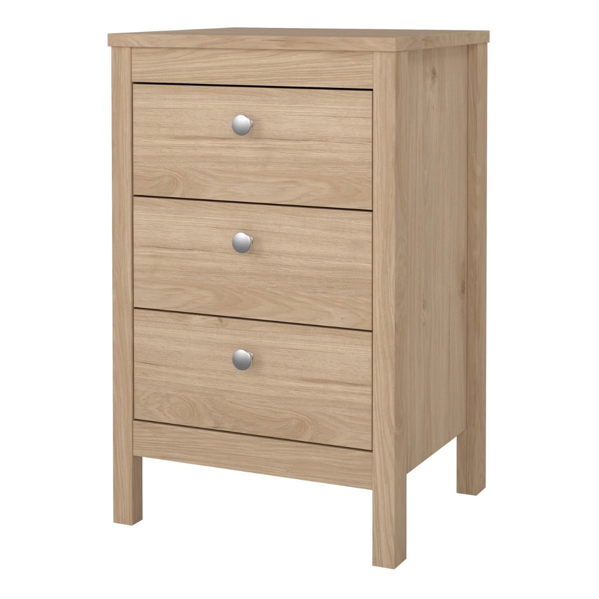 Madrid Bedside Table 3 Drawers