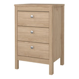 Madrid Bedside Table 3 Drawers