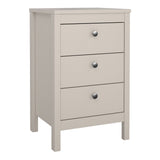 Madrid Bedside Table 3 Drawers