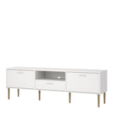 Media TV Unit with 2 Doors and 1 Drawer