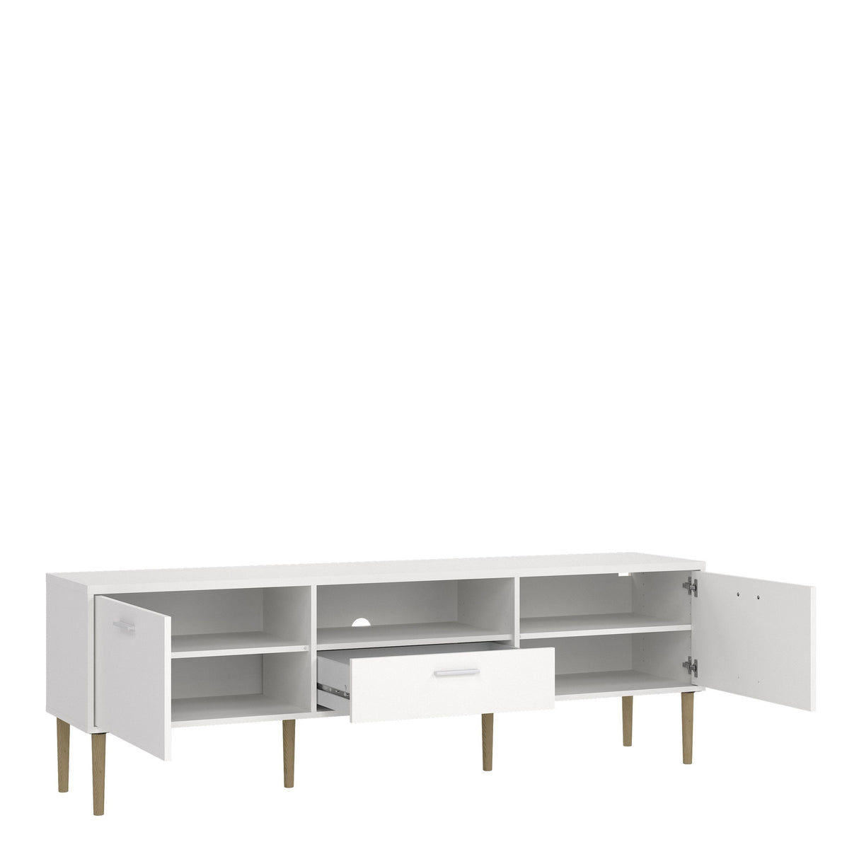 Media TV Unit with 2 Doors and 1 Drawer
