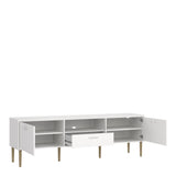 Media TV Unit with 2 Doors and 1 Drawer