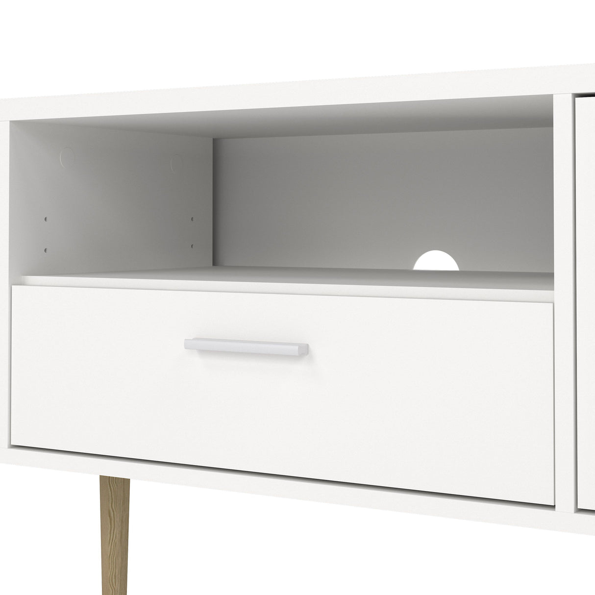 Media TV Unit with 2 Doors and 1 Drawer