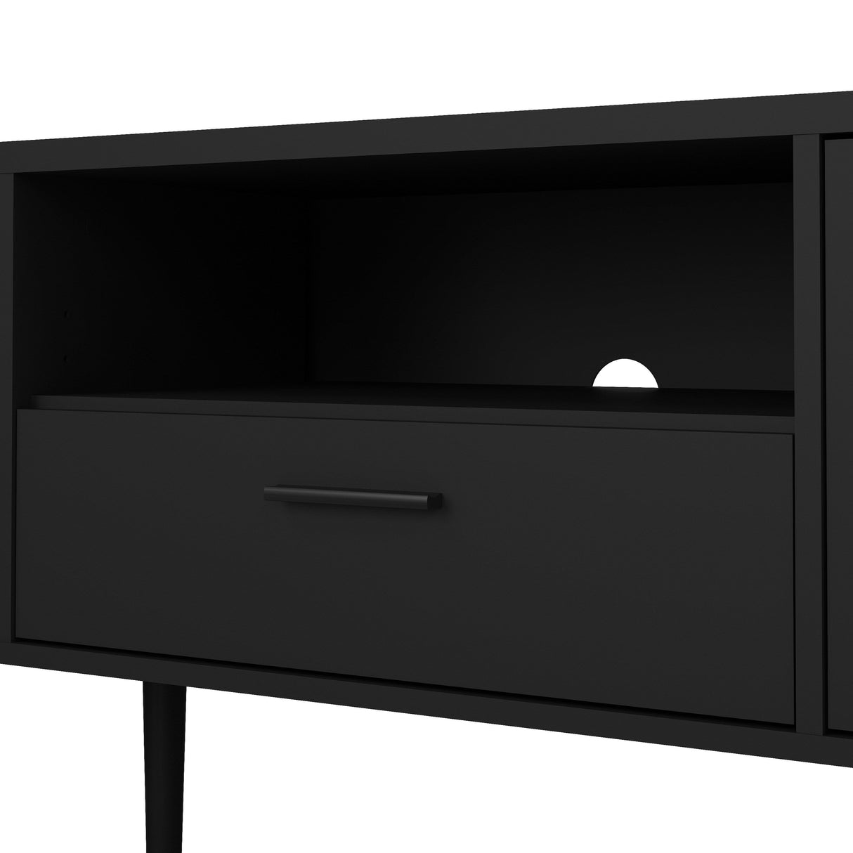 Media TV Unit with 2 Doors and 1 Drawer