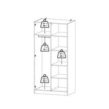 Brande Wardrobe 2 Frame Doors