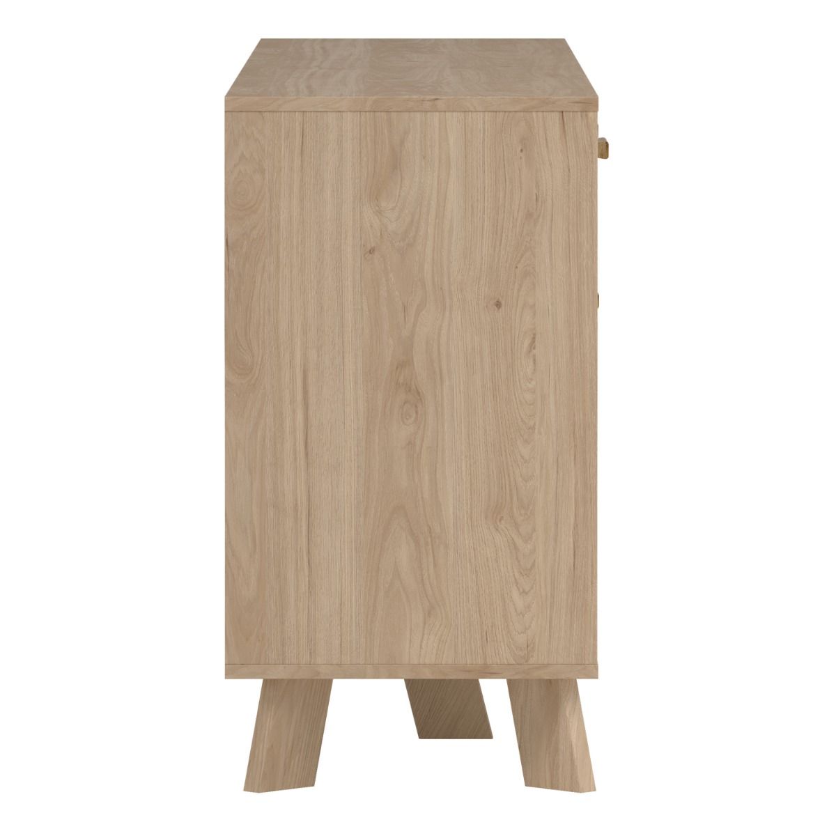 Ikast Sideboard 4 Doors 1 Drawer in Jackson Hickory and White