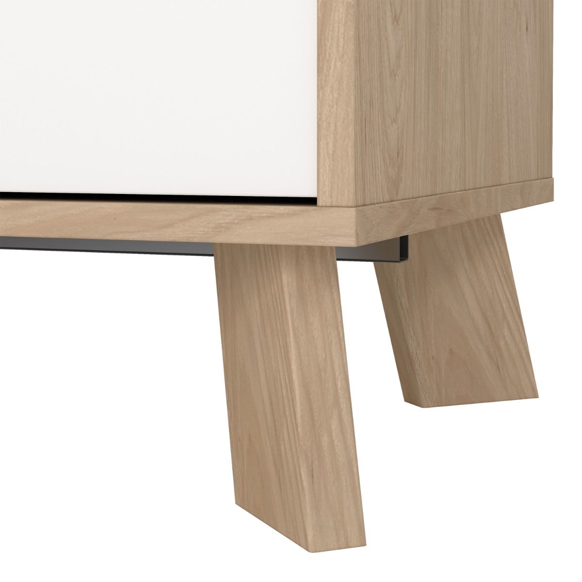 Ikast Sideboard 2 Doors 3 Drawers in Jackson Hickory and White