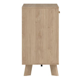 Ikast Sideboard 2 Doors 1 Drawer in Jackson Hickory and White