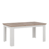 Illopa Extending Dining Table in Brown Nelson/Snowy Brown 160-207cm