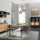 High Rock Dining Table in Riviera Brown 166x90.2cm