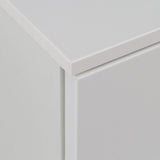 Sienna TV Unit in White and White Gloss
