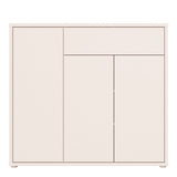 Alice Springs Sideboard with 3 Doors Push-to-Open & 1 Drawer Push-to-Open in Sand