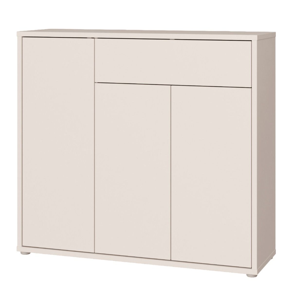 Alice Springs Sideboard with 3 Doors Push-to-Open & 1 Drawer Push-to-Open in Sand