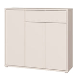 Alice Springs Sideboard with 3 Doors Push-to-Open & 1 Drawer Push-to-Open in Sand