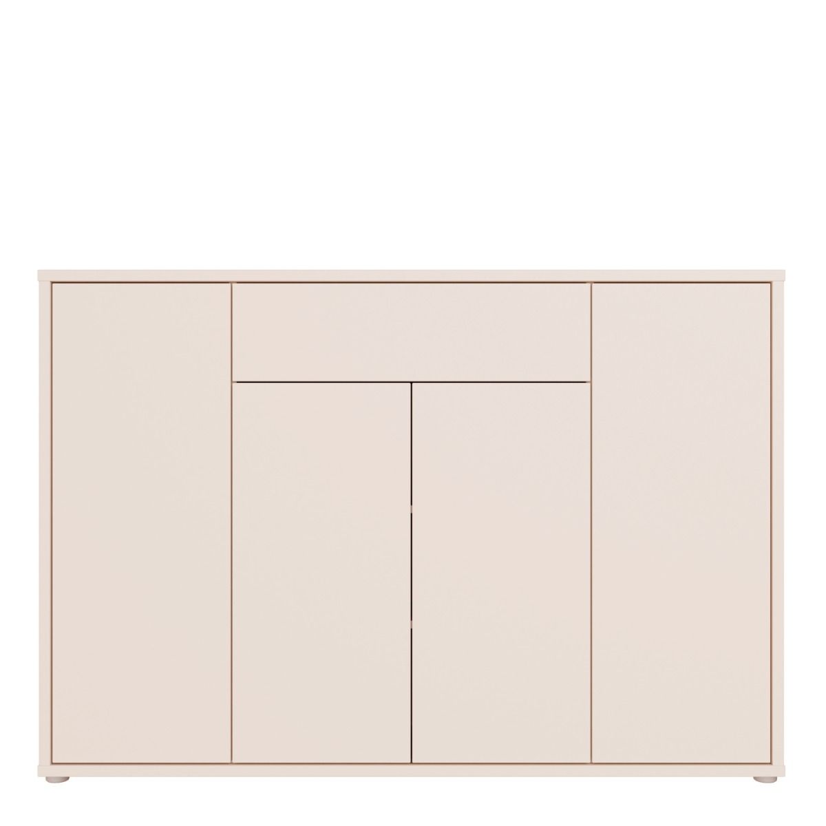 Alice Springs Sideboard with 4 Doors Push-to-Open & 1 Centralised Drawer Push-to-Open in Sand