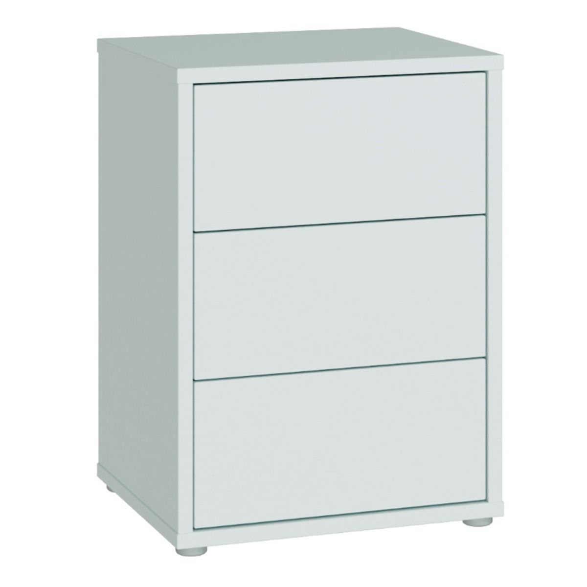 Alice Springs Bedside Cabinet with 3 Drawers Push-to-Open