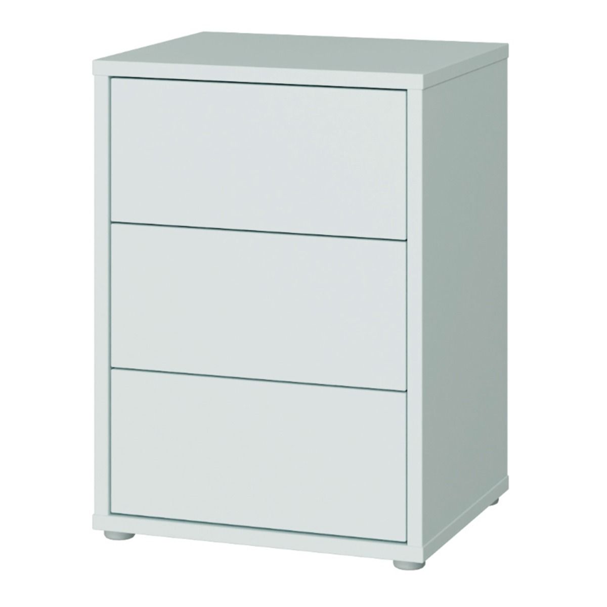 Alice Springs Bedside Cabinet with 3 Drawers Push-to-Open