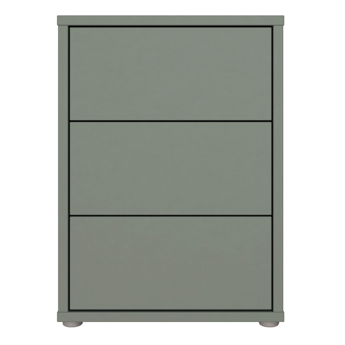 Alice Springs Bedside Cabinet with 3 Drawers Push-to-Open