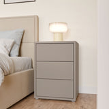 Alice Springs Bedside Cabinet with 3 Drawers Push-to-Open