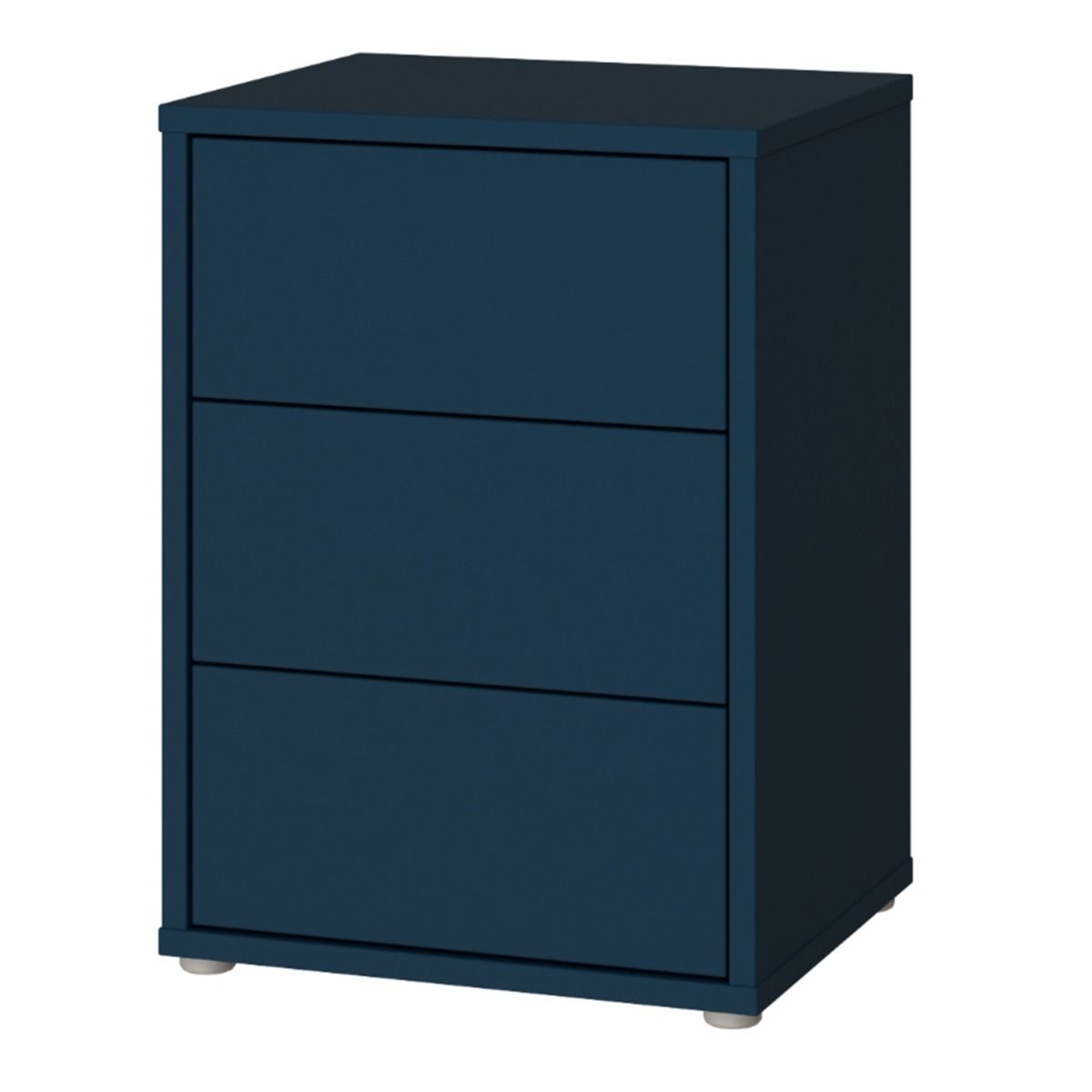 Alice Springs Bedside Cabinet with 3 Drawers Push-to-Open