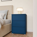 Alice Springs Bedside Cabinet with 3 Drawers Push-to-Open