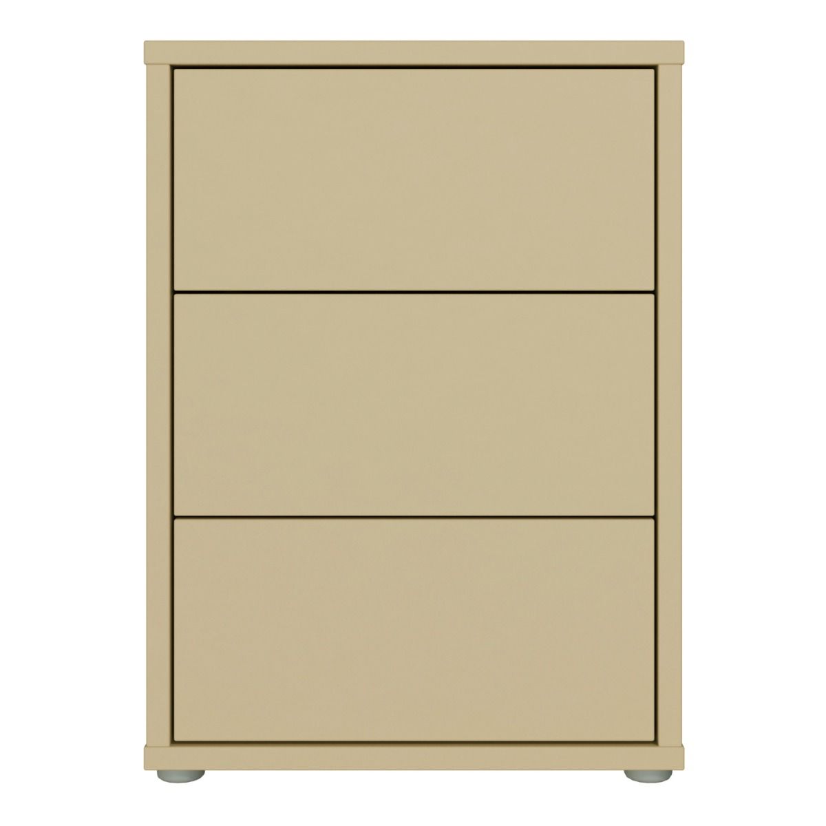 Alice Springs Bedside Cabinet with 3 Drawers Push-to-Open