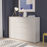 Alice Springs Wide Sideboard with 4 Drawers & 2 Doors with Push-to-Open