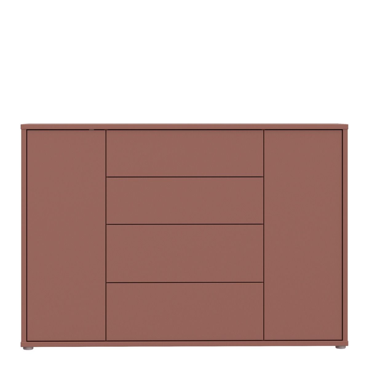 Alice Springs Wide Sideboard with 4 Drawers & 2 Doors with Push-to-Open
