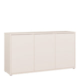 Alice Springs 3 Door Sideboard with Push-to-Open Doors and Drawer in Sand