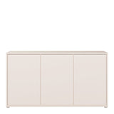 Alice Springs 3 Door Sideboard with Push-to-Open Doors and Drawer in Sand
