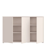Alice Springs 3 Door Sideboard with Push-to-Open Doors