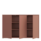 Alice Springs 3 Door Sideboard with Push-to-Open Doors
