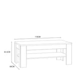 Grafton Coffee Table In Brown