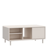 Playly Coffee Table with Open Shelf and Door