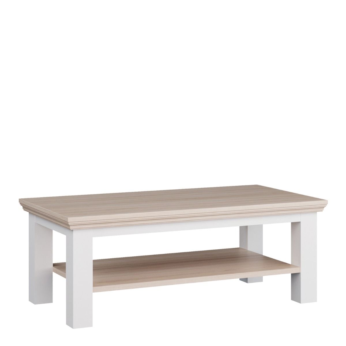 Pontypool Large Rectangular Coffee Table with Shelf