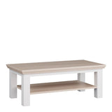 Pontypool Large Rectangular Coffee Table with Shelf