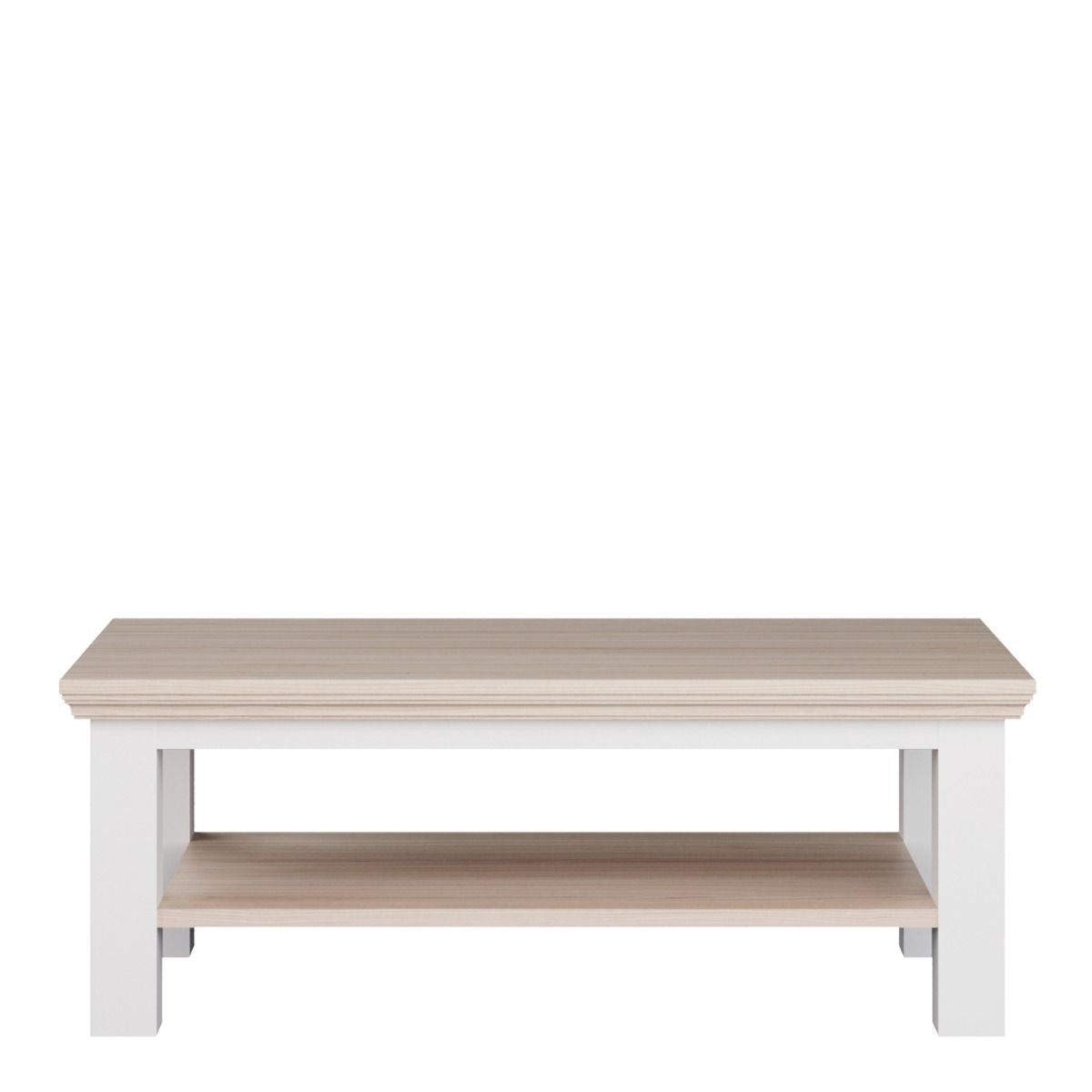 Pontypool Large Rectangular Coffee Table with Shelf