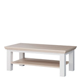 Pontypool Large Rectangular Coffee Table with Shelf