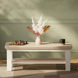 Pontypool Large Rectangular Coffee Table with Shelf