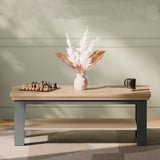 Pontypool Large Rectangular Coffee Table with Shelf
