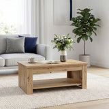 Corona Rising Coffee Table in Artisan Brown