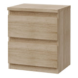 Edmore 2 Drawer Bedside Table